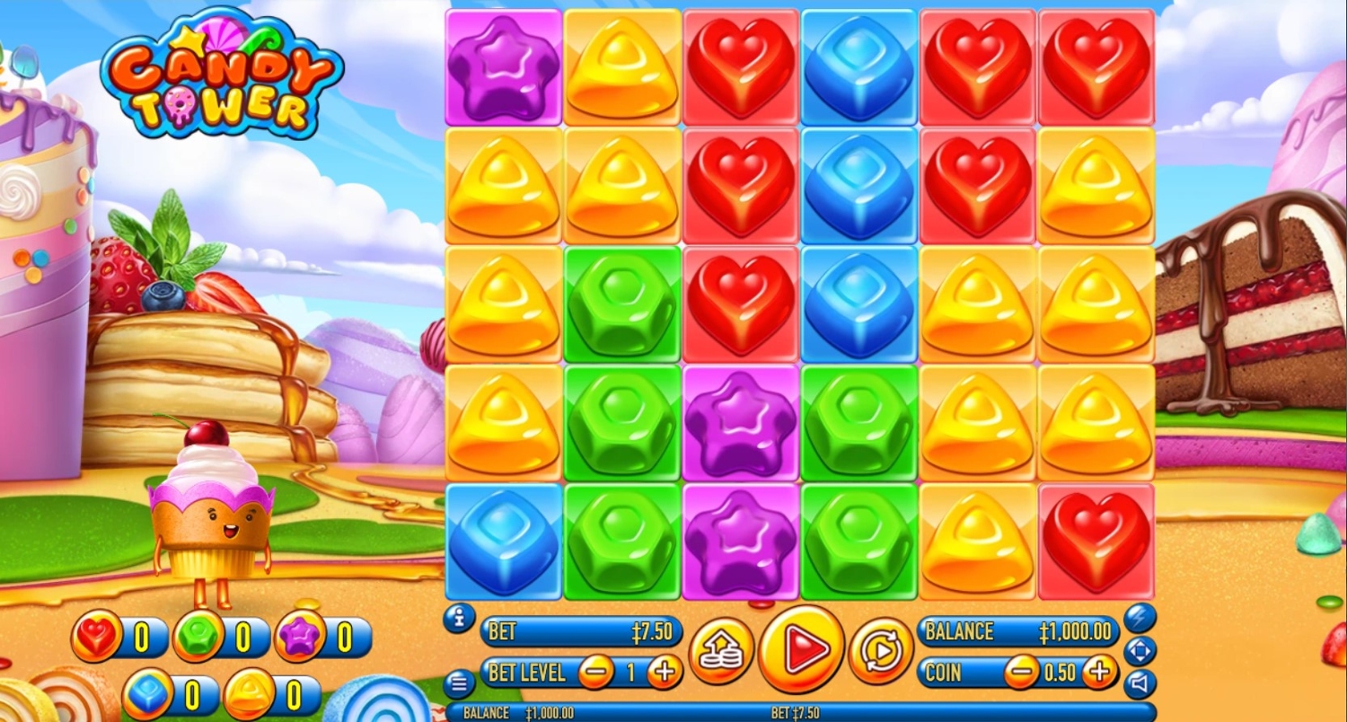Candy Tower Slot Gameplay