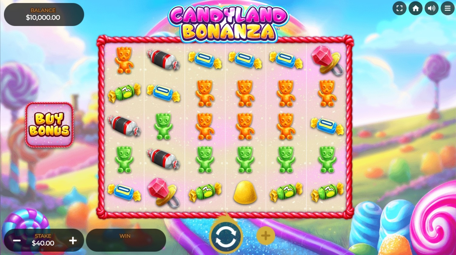 Candyland Bonanza Slot Gameplay
