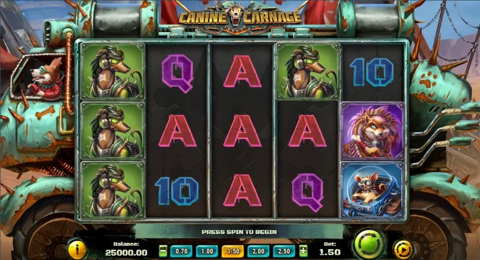Canine Carnage Slot Gameplay