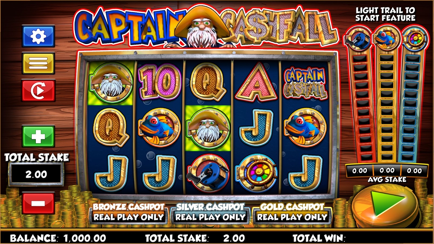 Captain Cashfall Slot Gameplay
