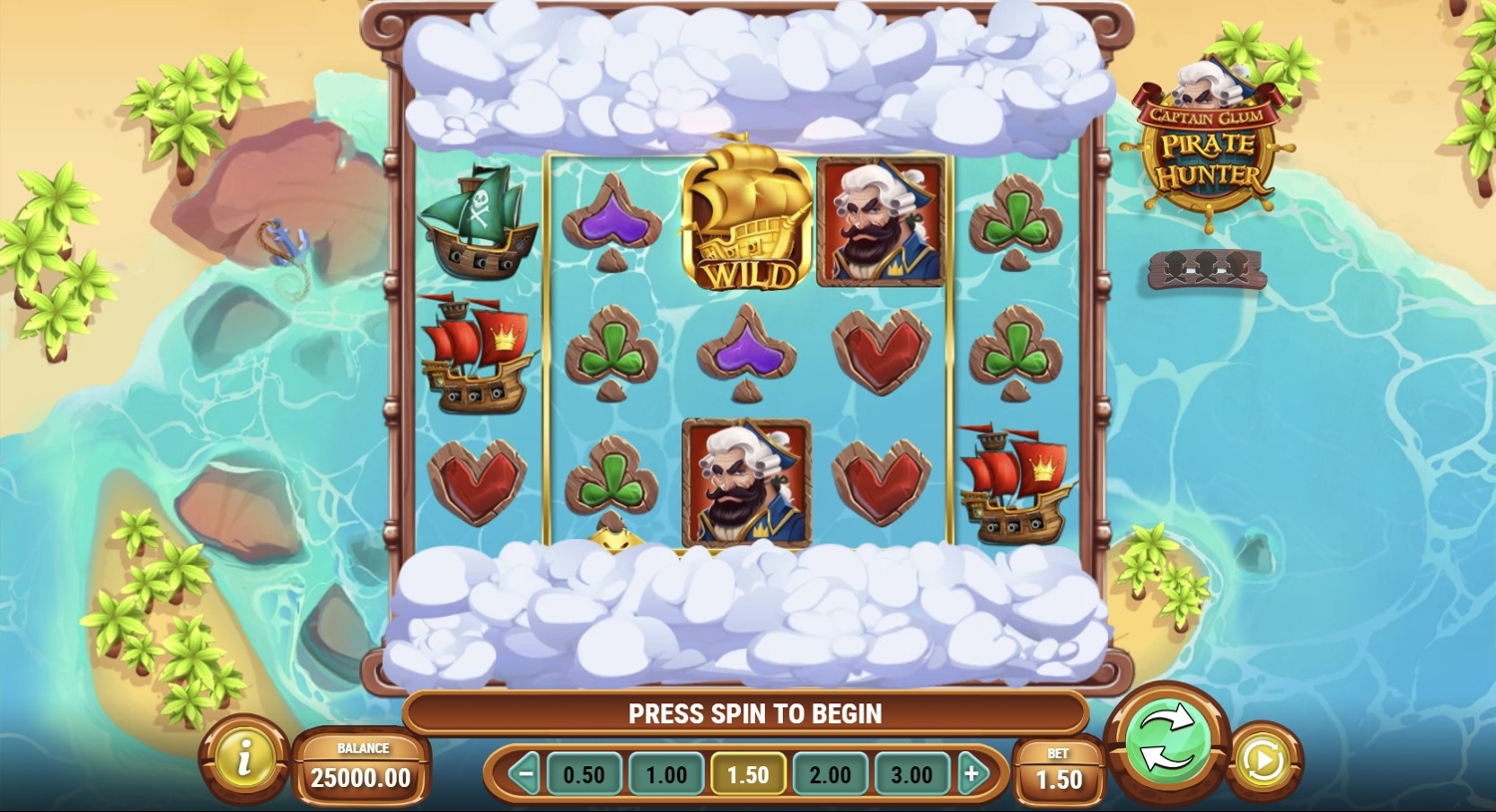 Captain Glum Pirate Hunter Slot Gameplay