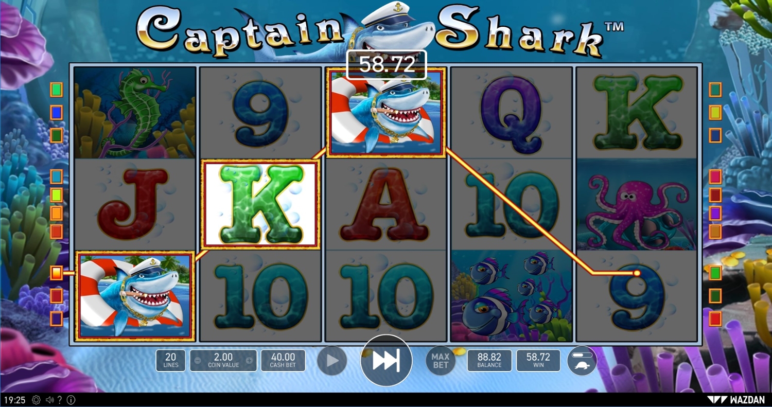 Captain Shark Slot Gameplay