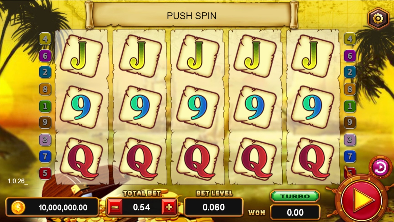 Captain's Treasure Slot Gameplay
