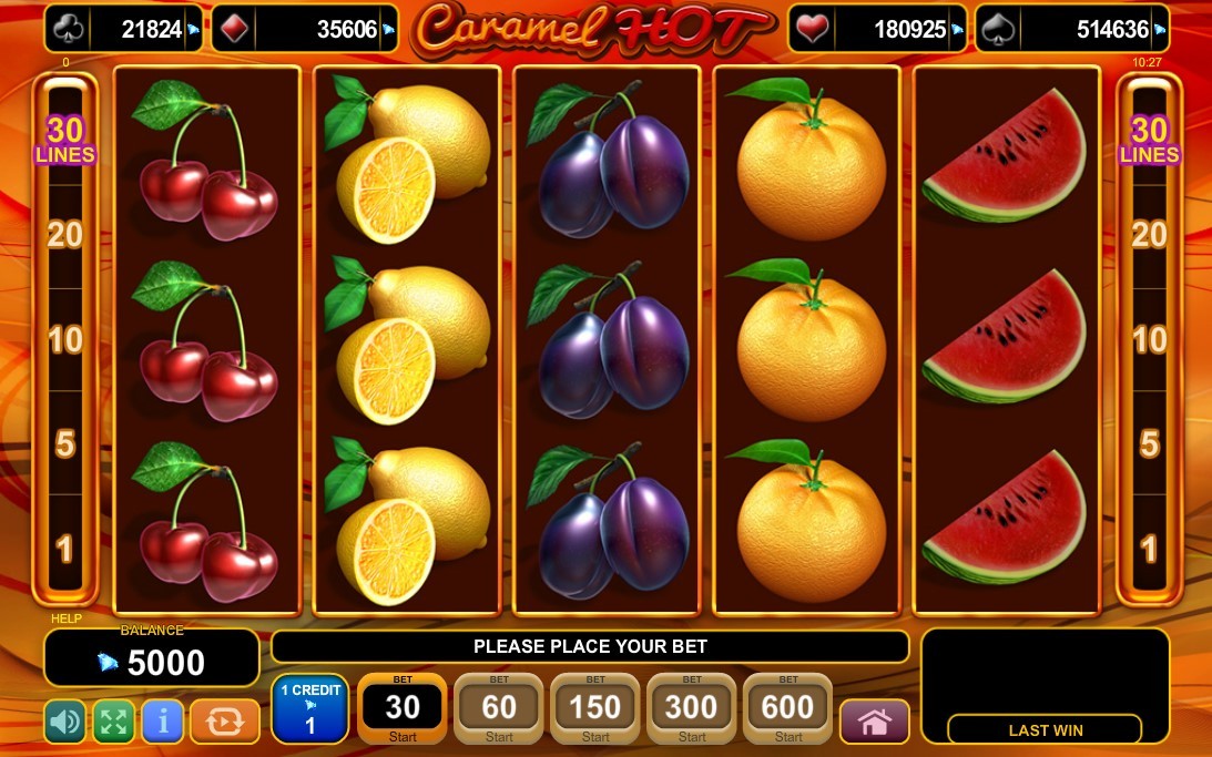 Caramel Hot Slot Gameplay