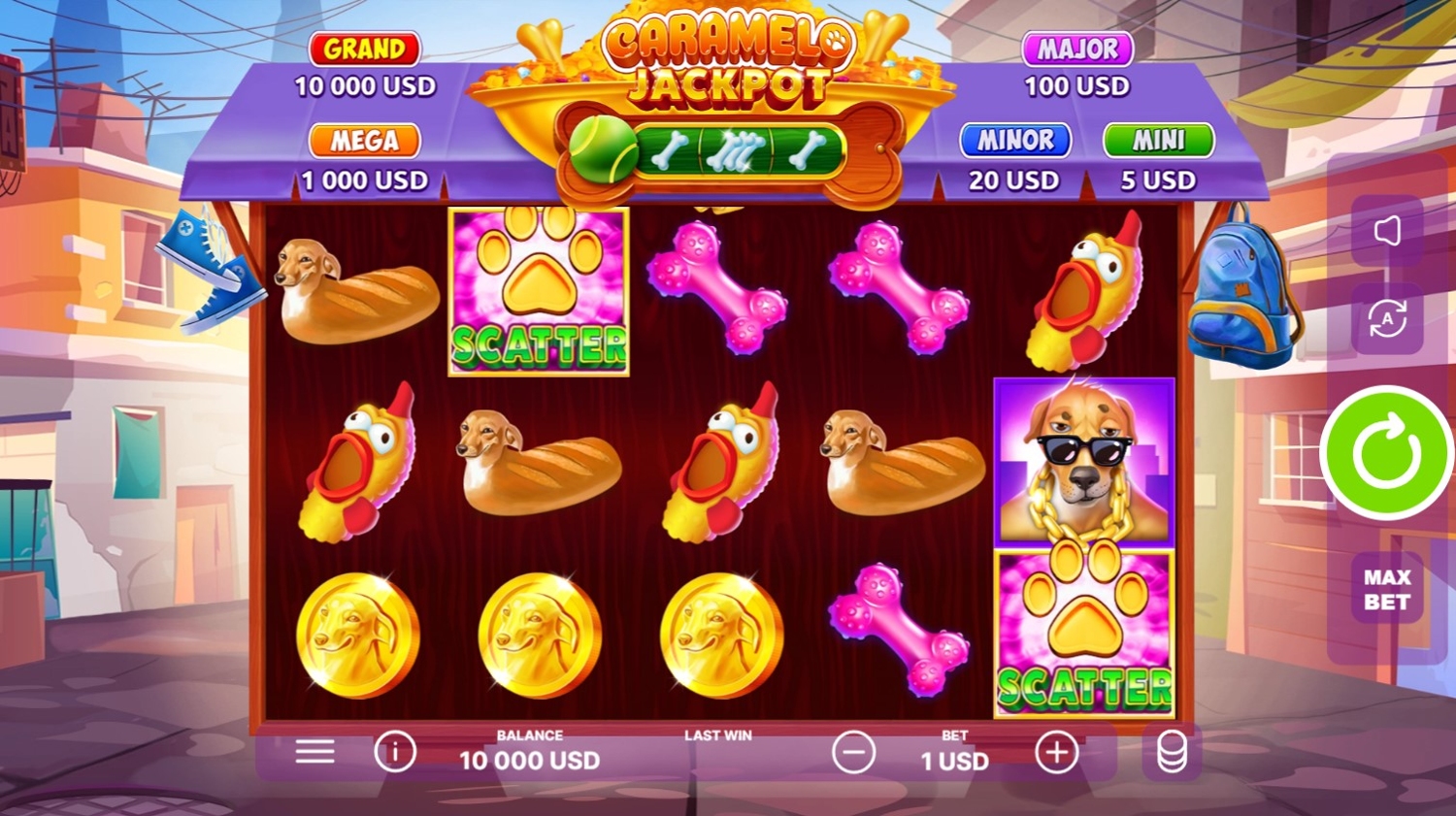 Caramelo Jackpot Slot Gameplay
