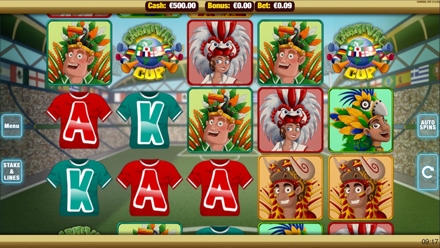 Carnival Cup Slot Gameplay