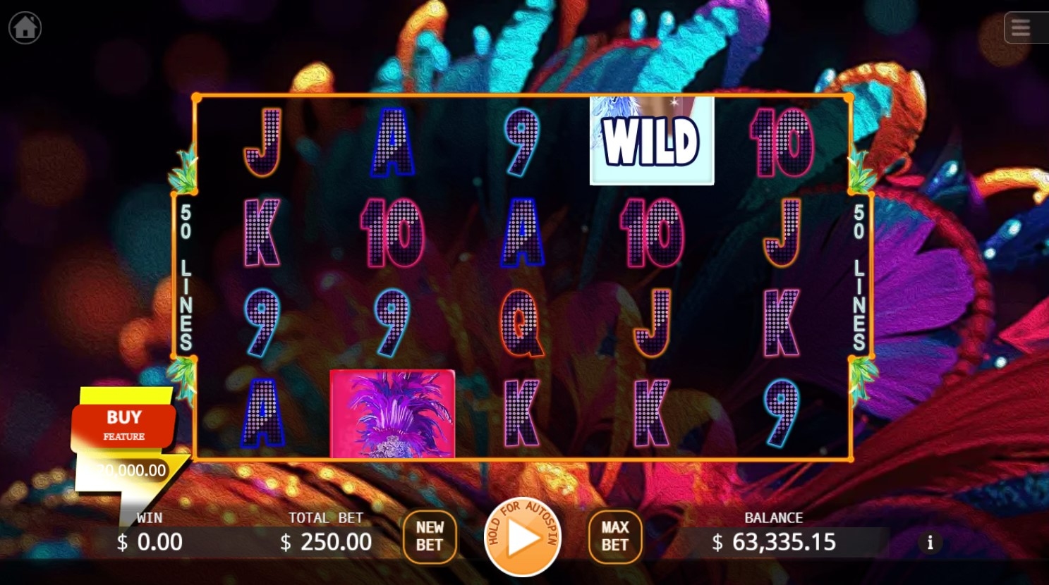 Carnival Queen (KA Gaming) Slot Gameplay