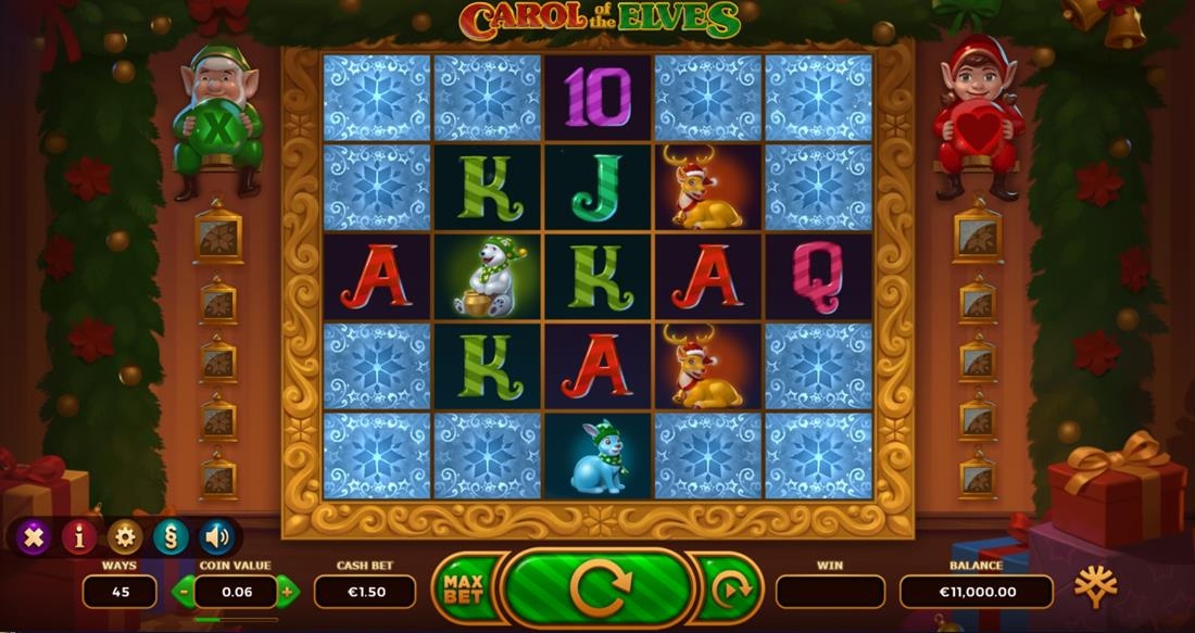 Carol of the Elves Slot Gameplay