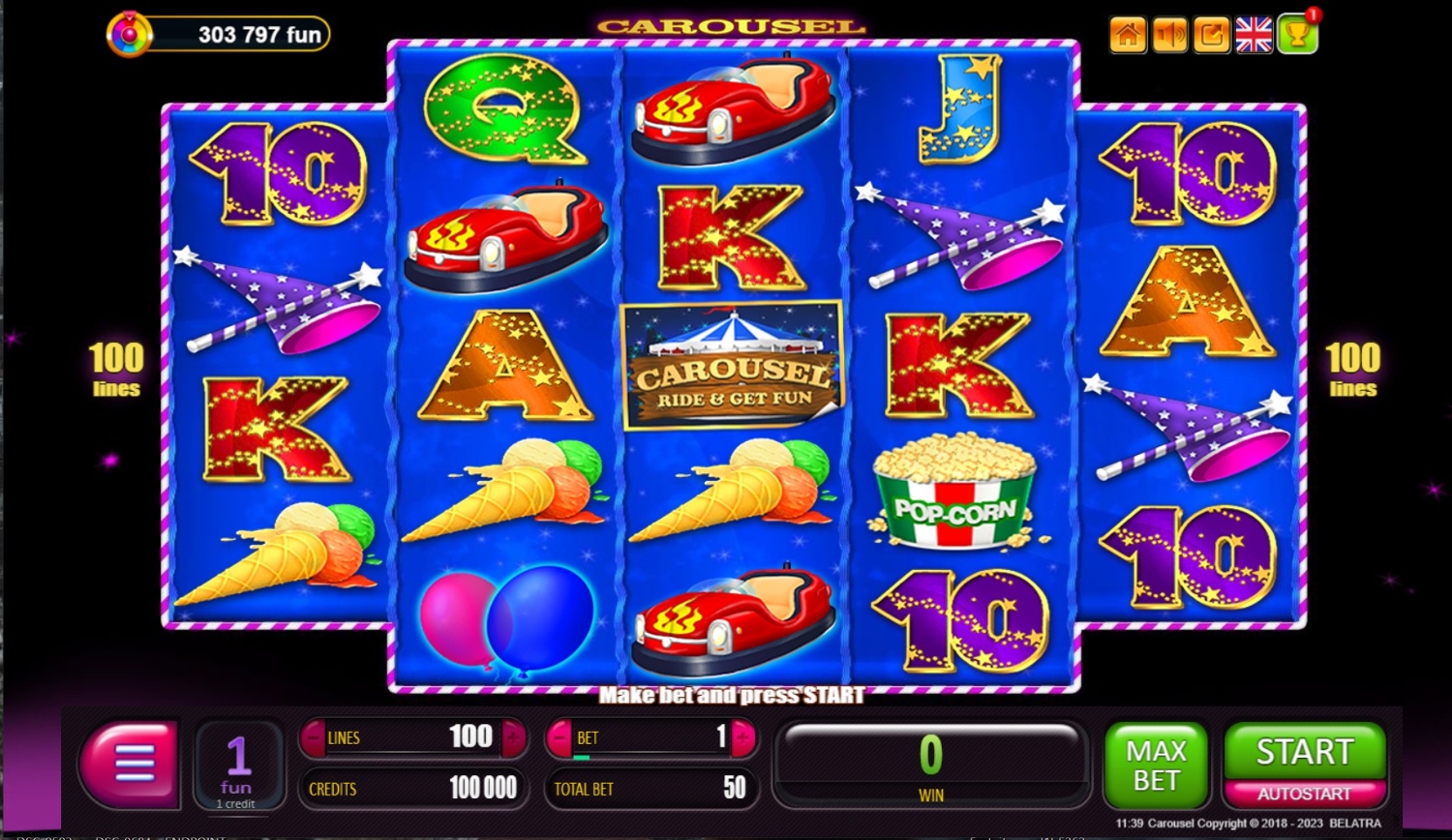 Carousel Slot Gameplay