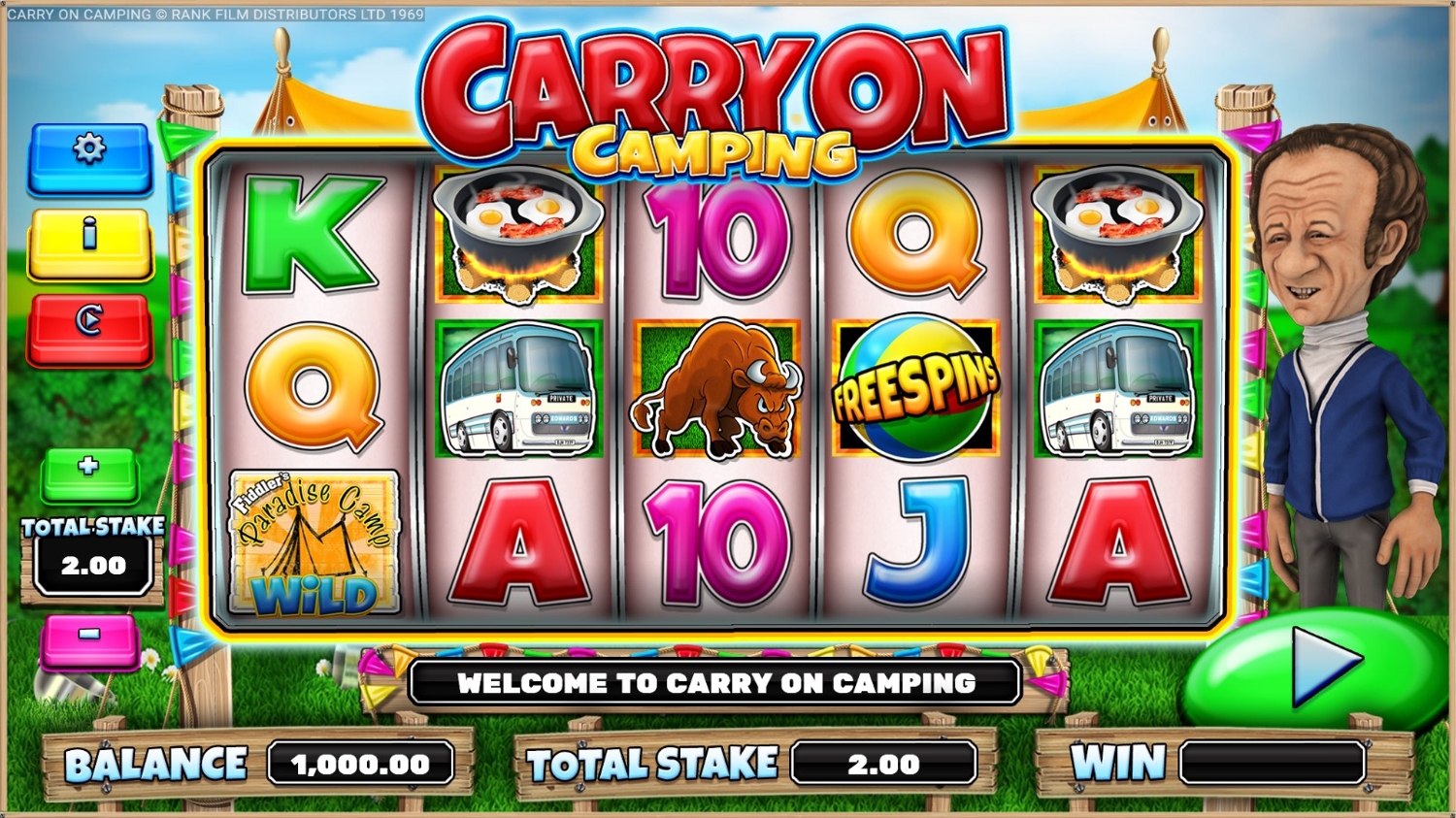 Carry On Camping Slot Gameplay