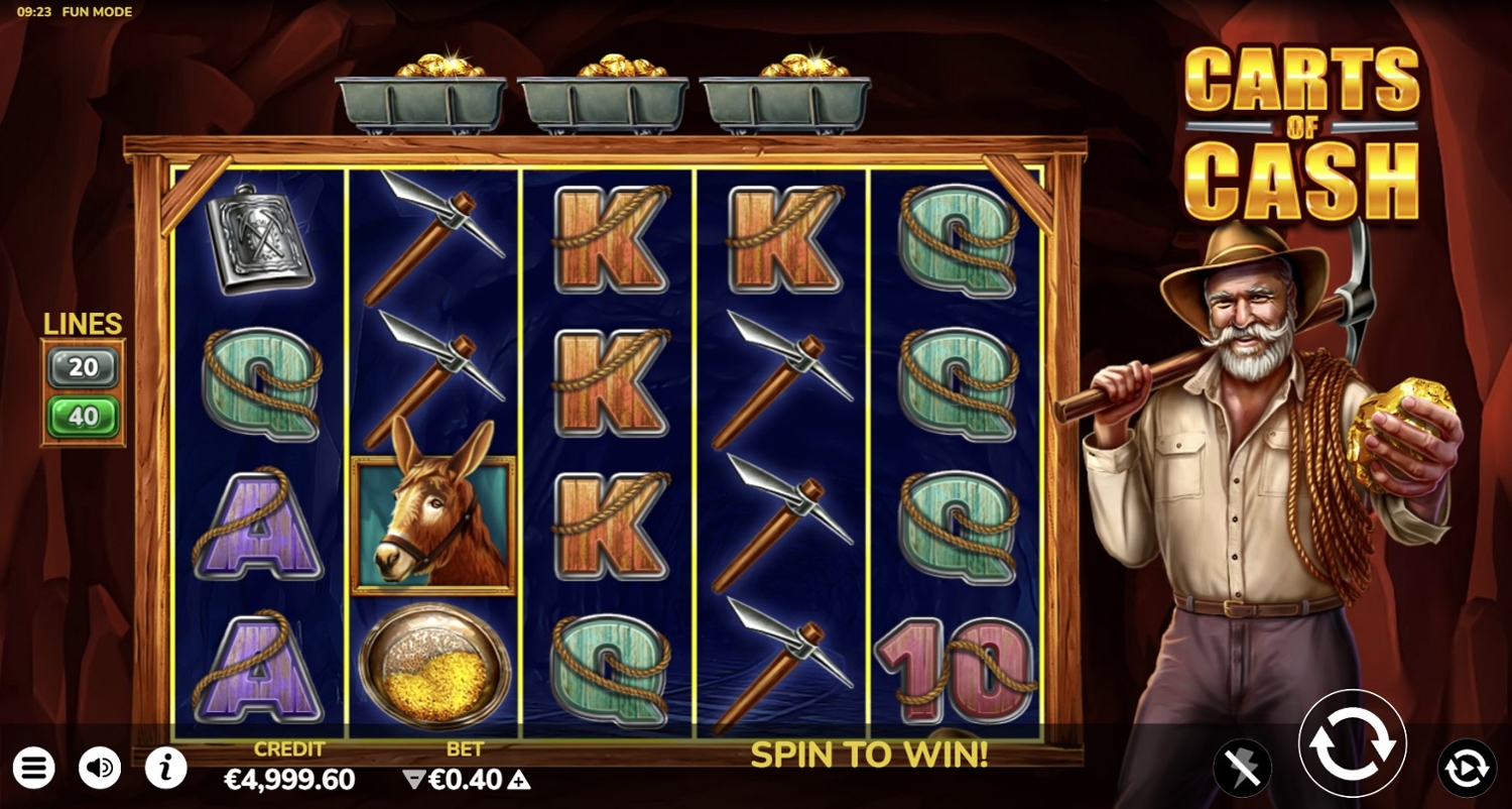 Carts of Cash Slot Gameplay