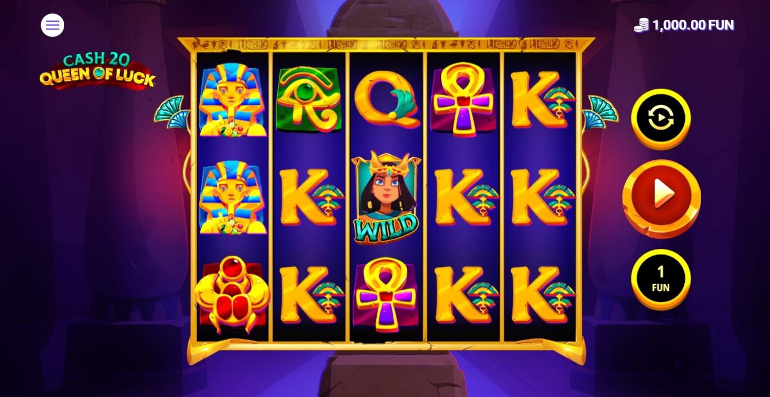 Cash 20 Queen of Luck Slot Gameplay