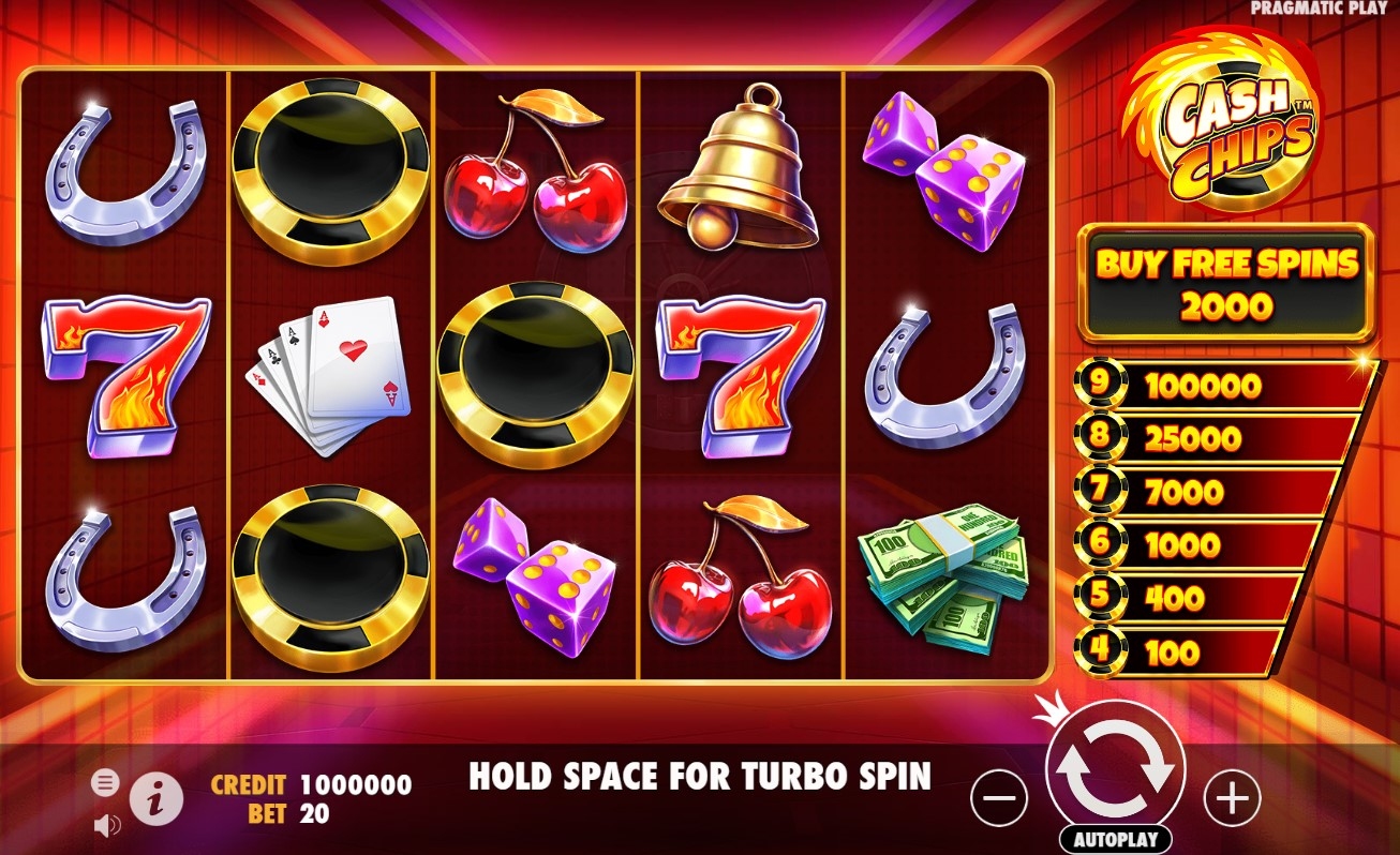 Cash Chips Slot Gameplay