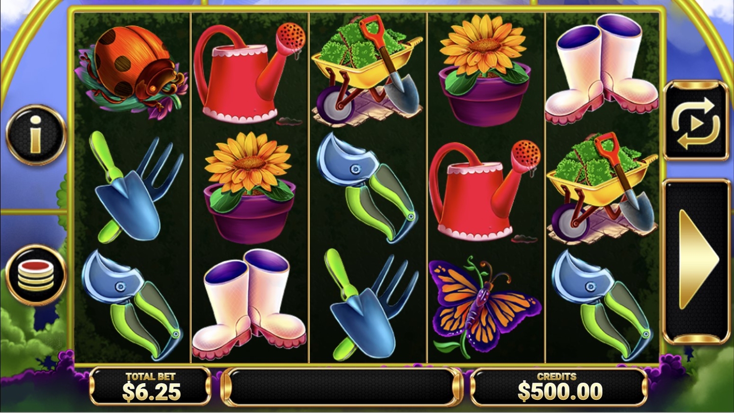 Cash Garden Slot Gameplay