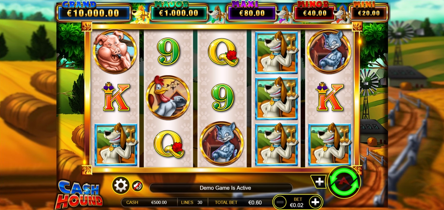 Cash Hound Slot Gameplay