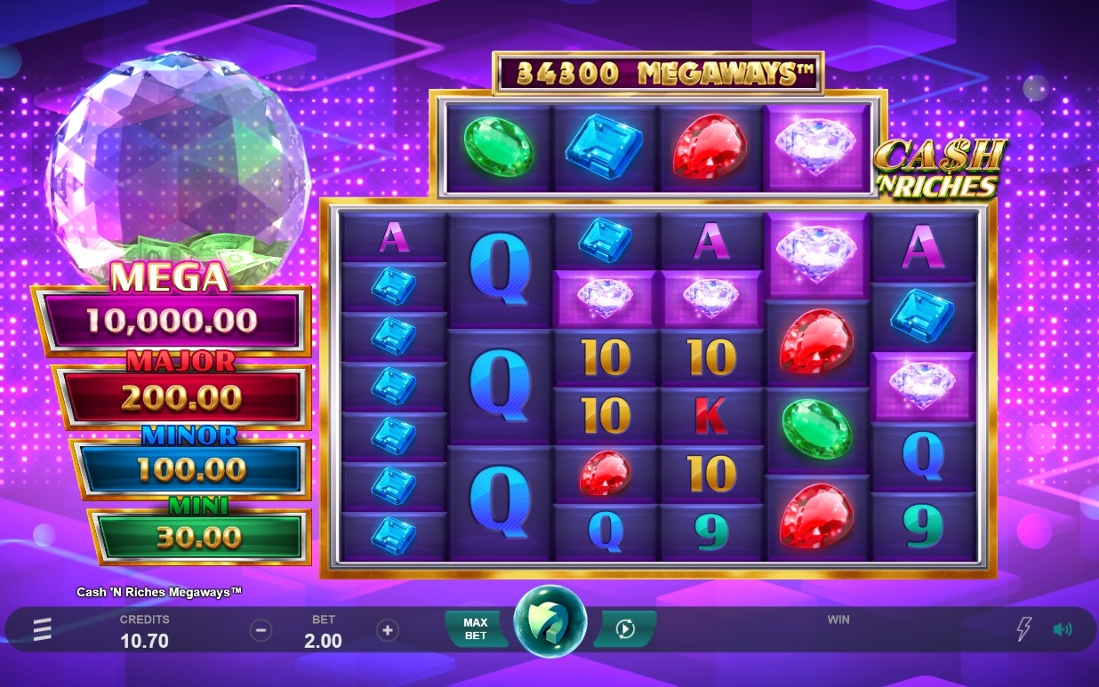 Cash N Riches Megaways Slot Gameplay