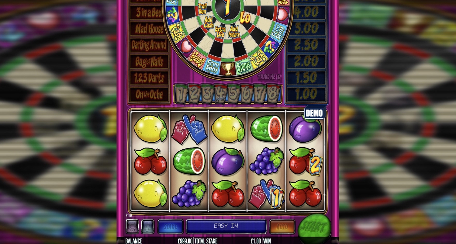 Cash Play Darts Slot Gameplay