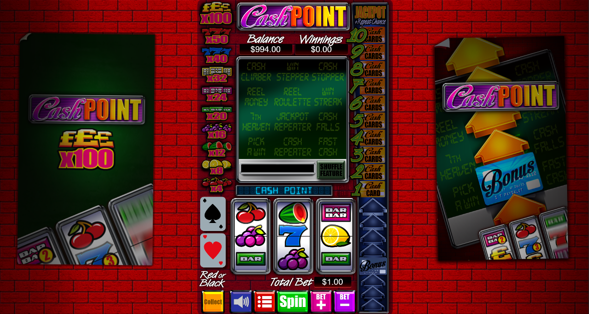Cash Point Slot Gameplay