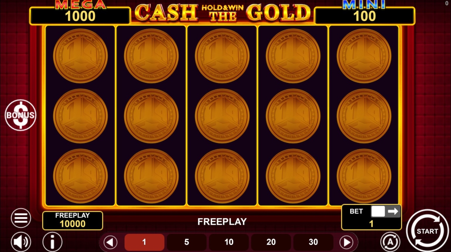 Cash The Gold Hold & Win Slot Gameplay