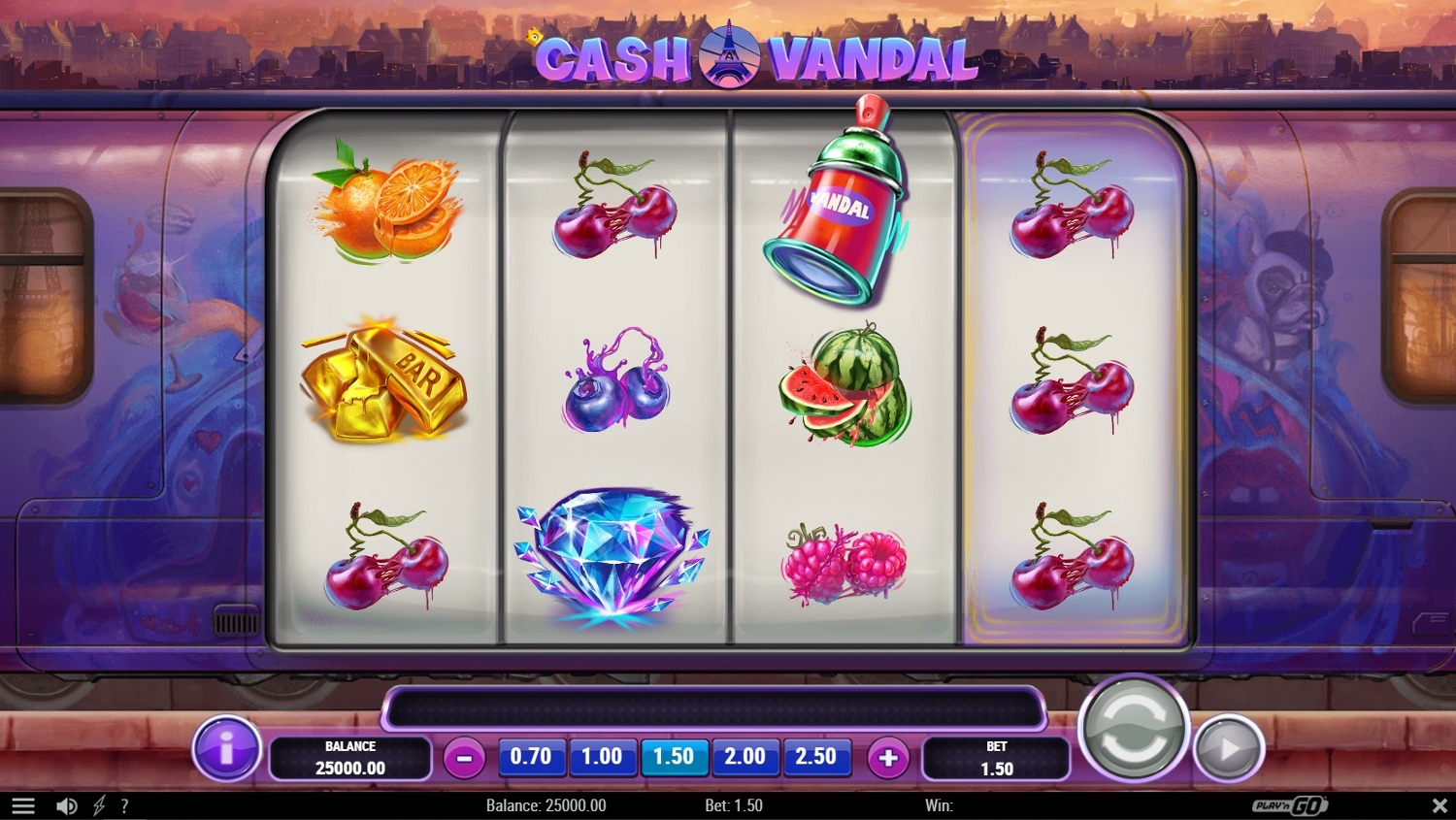 Cash Vandal Slot Gameplay