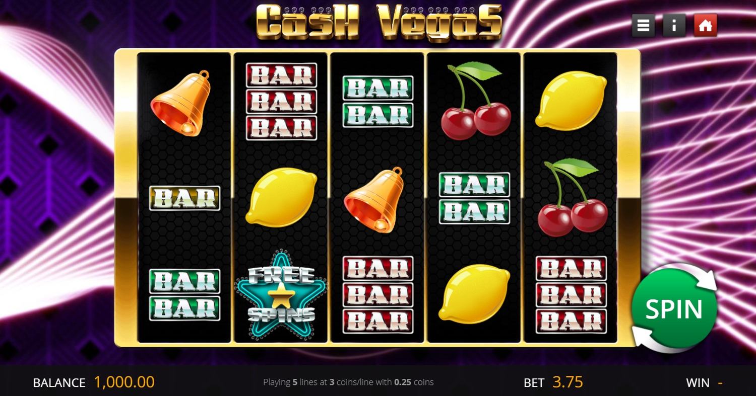 Cash Vegas Slot Gameplay