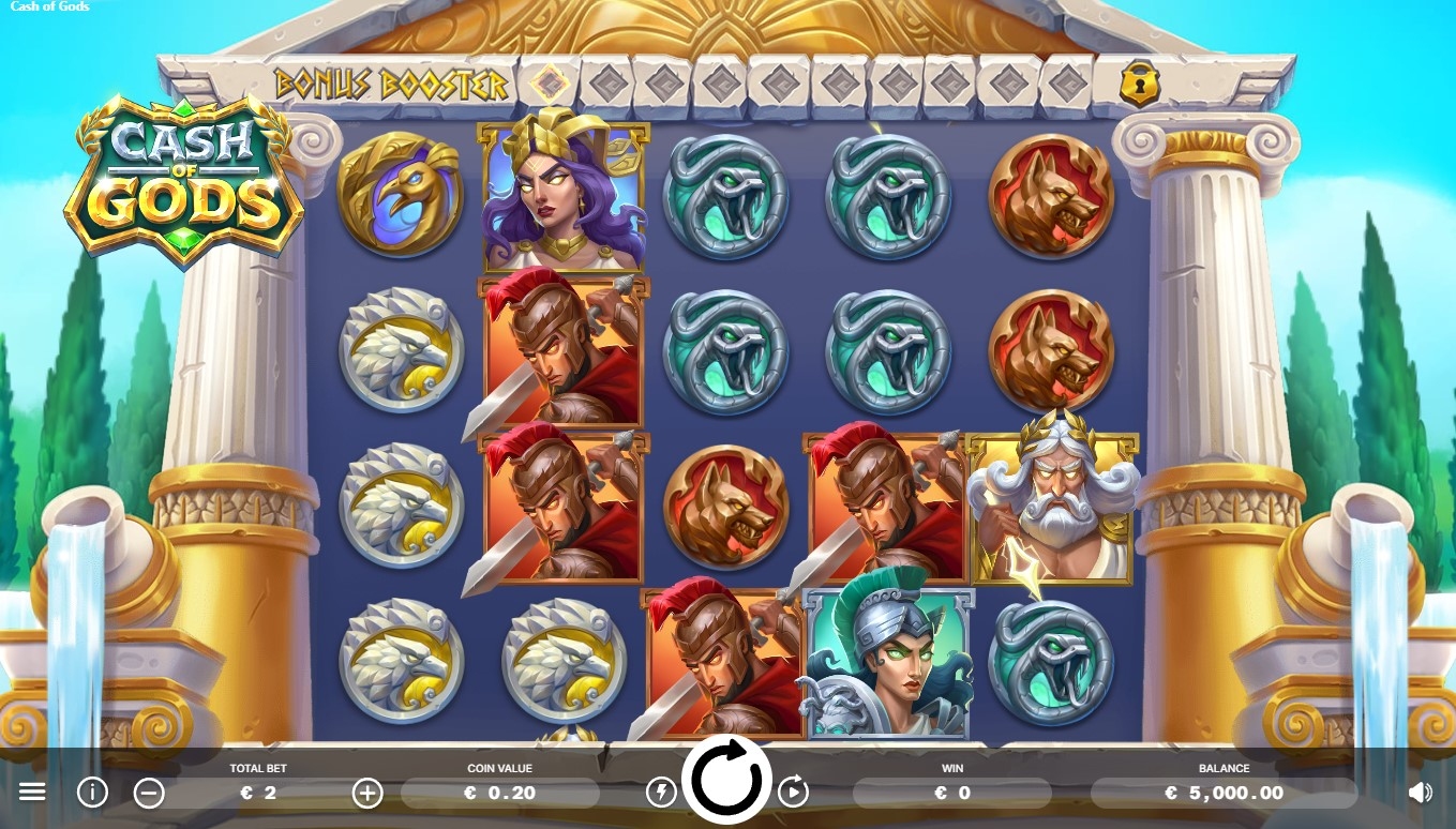 Cash of Gods Slot Gameplay