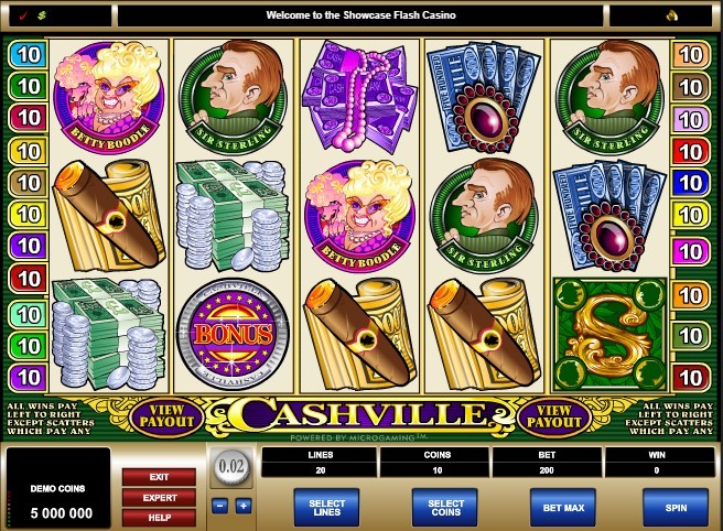 Cashville Slot Gameplay