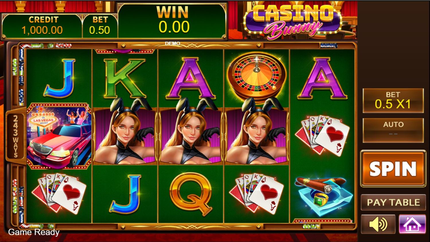 Casino Bunny Slot Gameplay