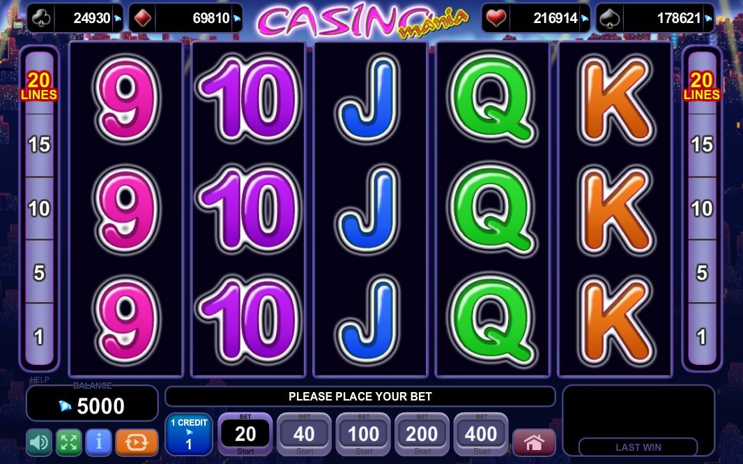 Casino Mania Slot Gameplay