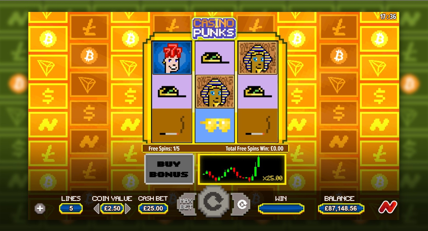 Casino Punks Slot Gameplay