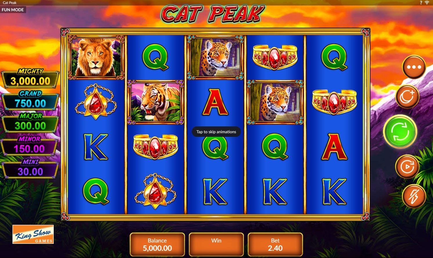 Cat Peak Slot Gameplay