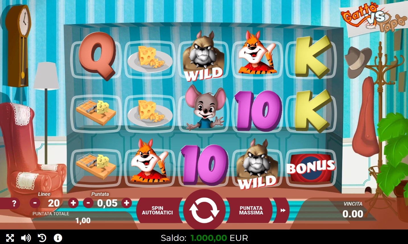 Cat VS Mouse Slot Gameplay