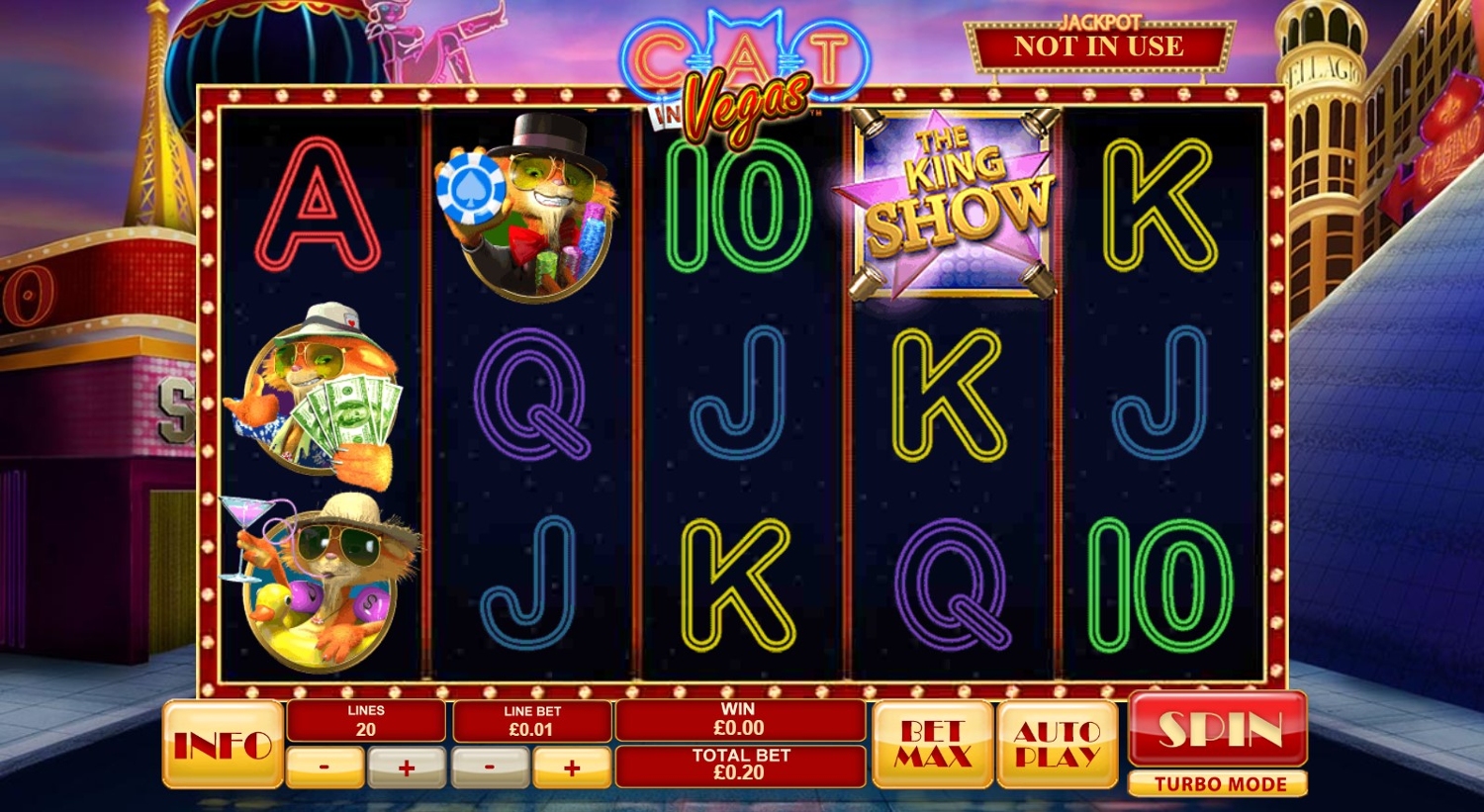 Cat in Vegas Slot Gameplay