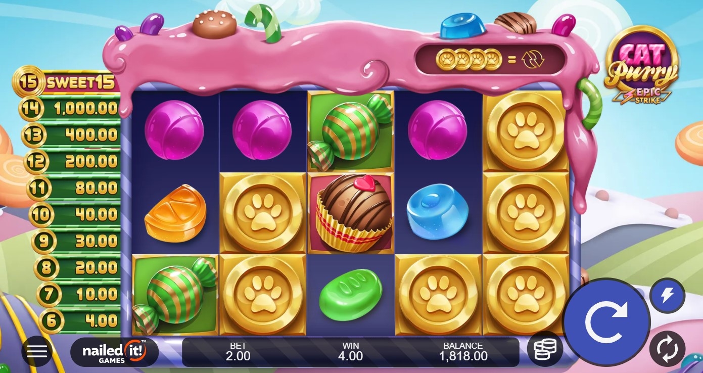 CatPurry Slot Gameplay