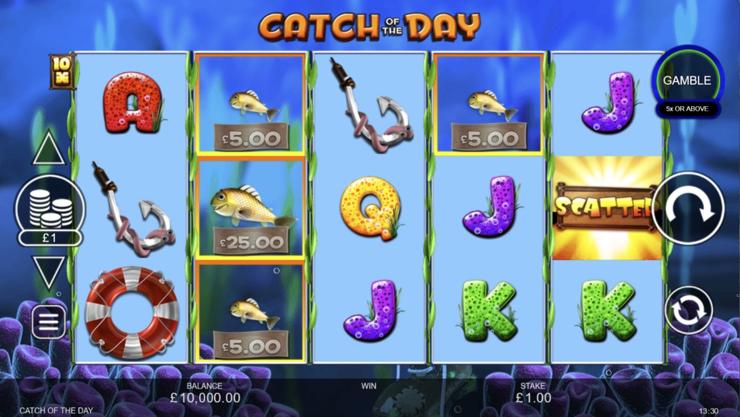 Catch of the Day Slot Gameplay