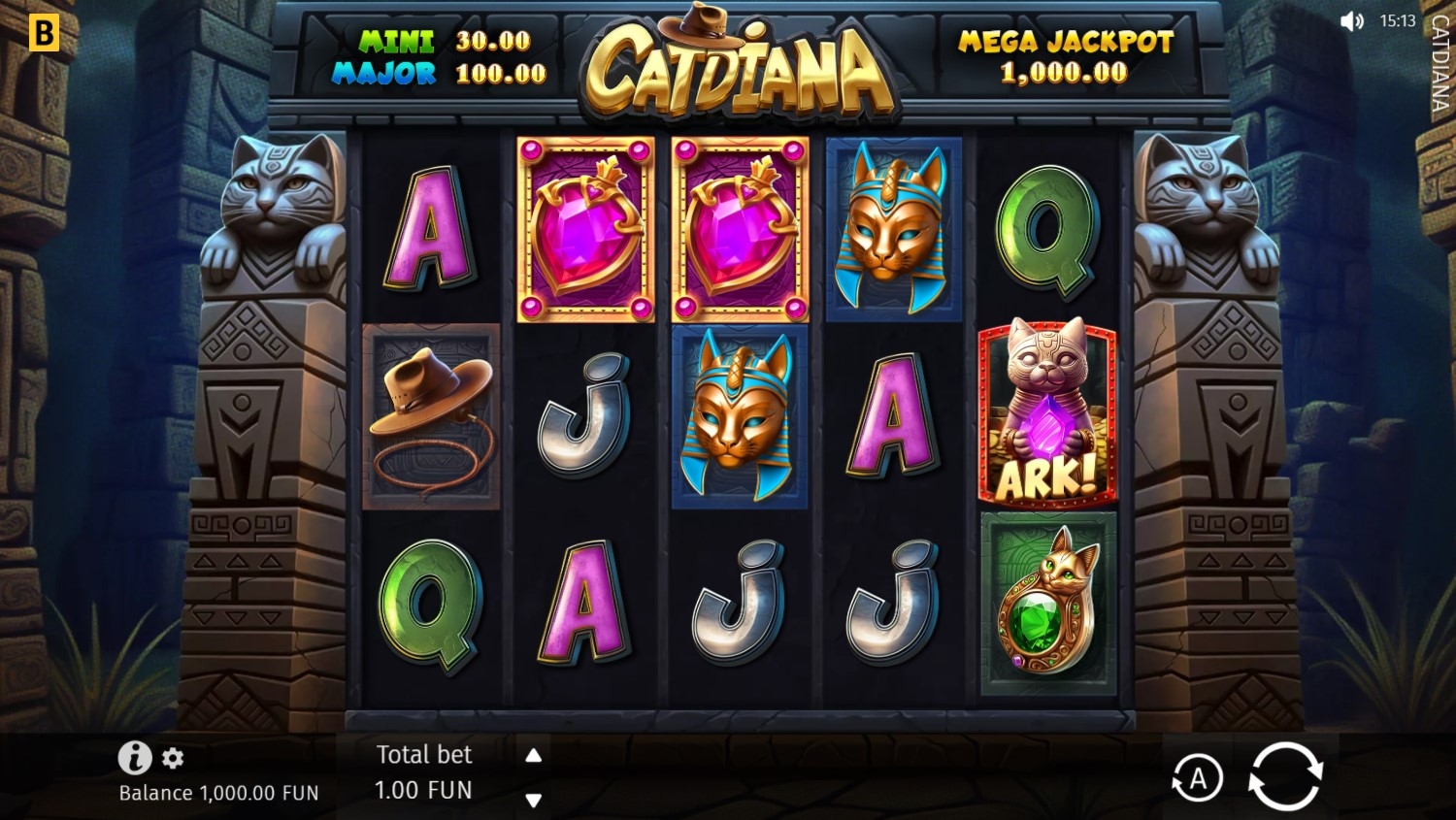 Catdiana Slot Gameplay