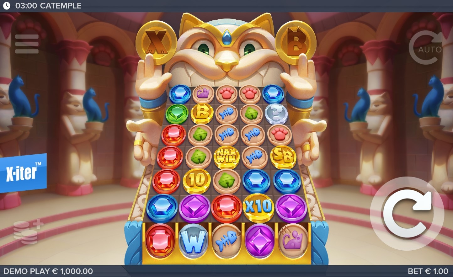 Catemple Slot Gameplay