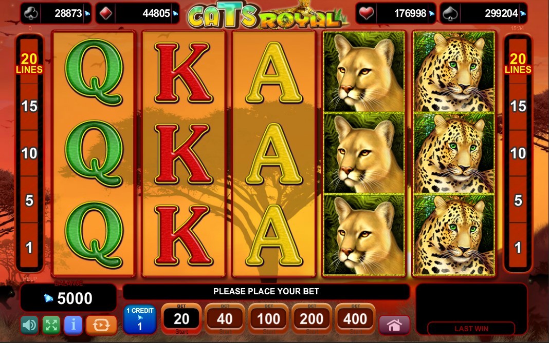 Cats Royal Slot Gameplay