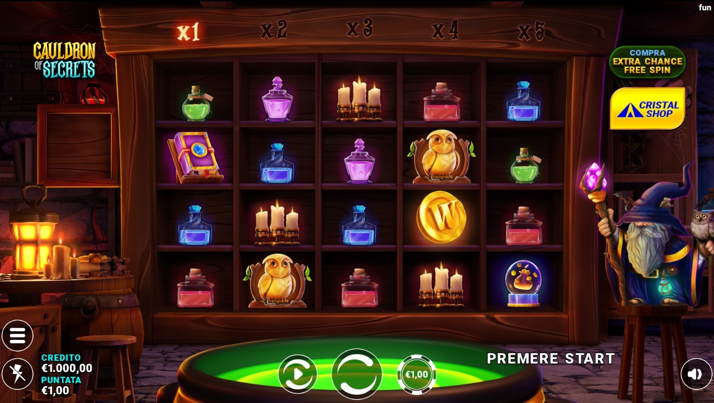 Cauldron of Secrets Slot Gameplay