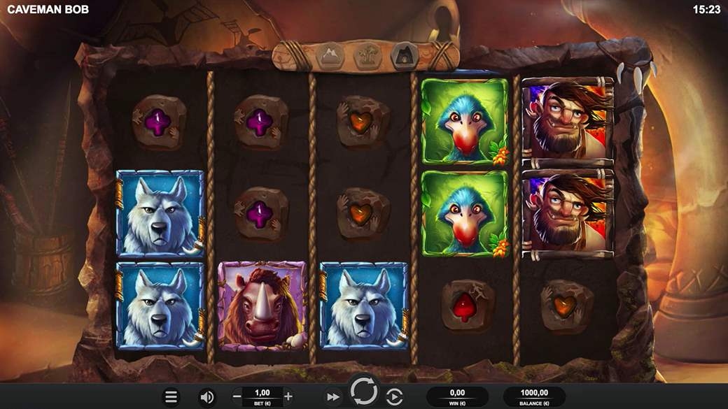 Caveman Bob Slot Gameplay