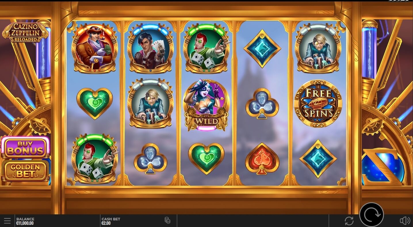 Cazino Zeppelin Reloaded Slot Gameplay