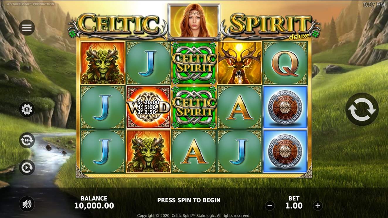 Celtic Spirit Deluxe Slot Gameplay