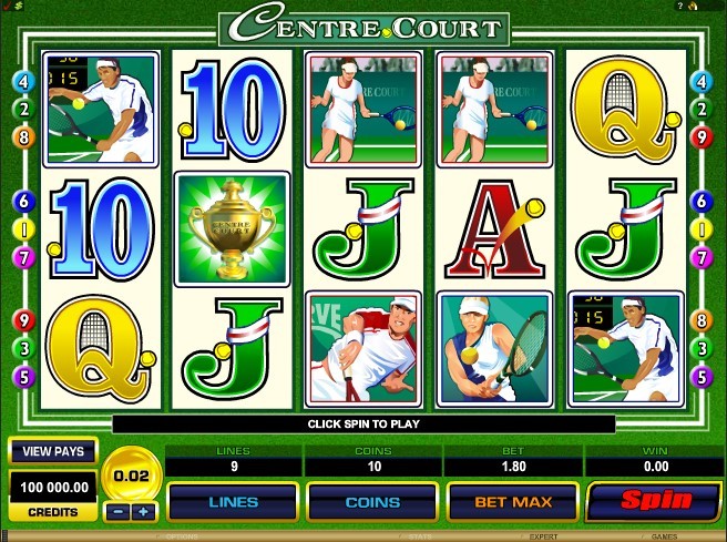Centre Court Slot Gameplay