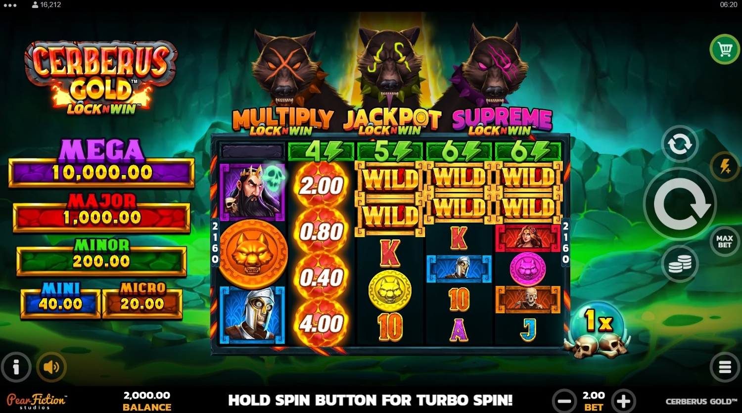 Cerberus Gold Slot Gameplay