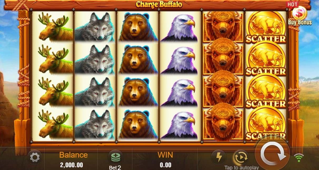 Charge Buffalo Slot Gameplay