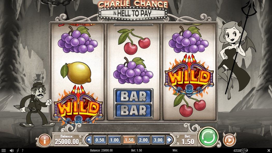 Charlie Chance in Hell to Pay Slot Gameplay
