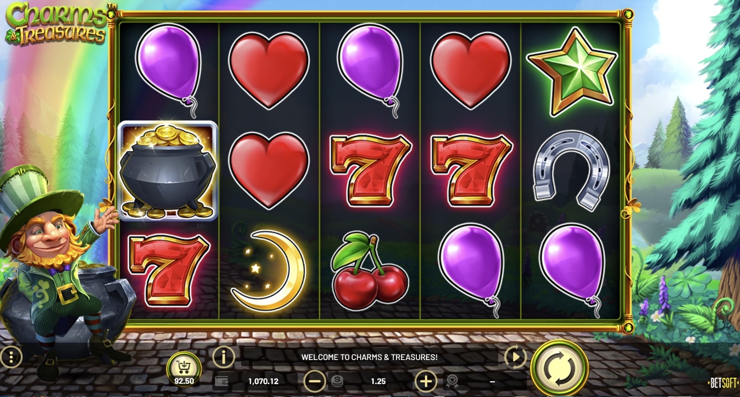 Charms and Treasures Slot Gameplay