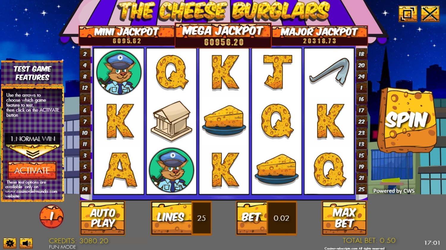 Cheese Burglars Slot Gameplay