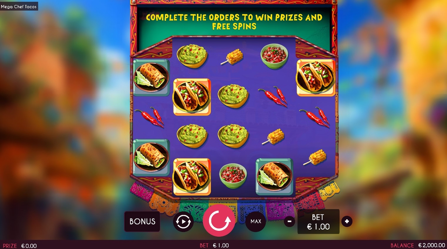 Chef de Tacos Slot Gameplay