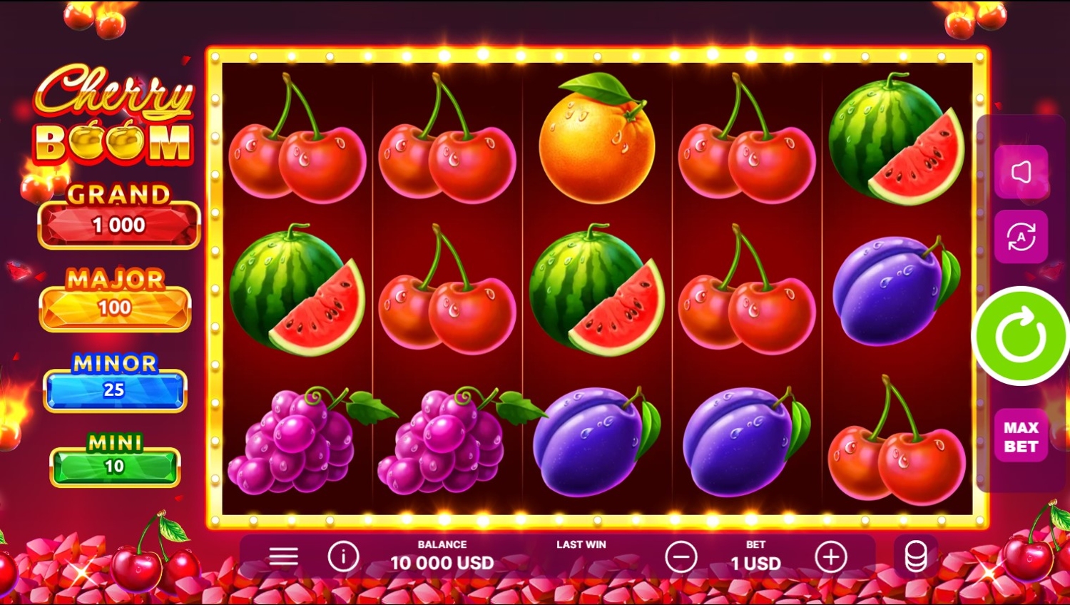 Cherry Boom Slot Gameplay